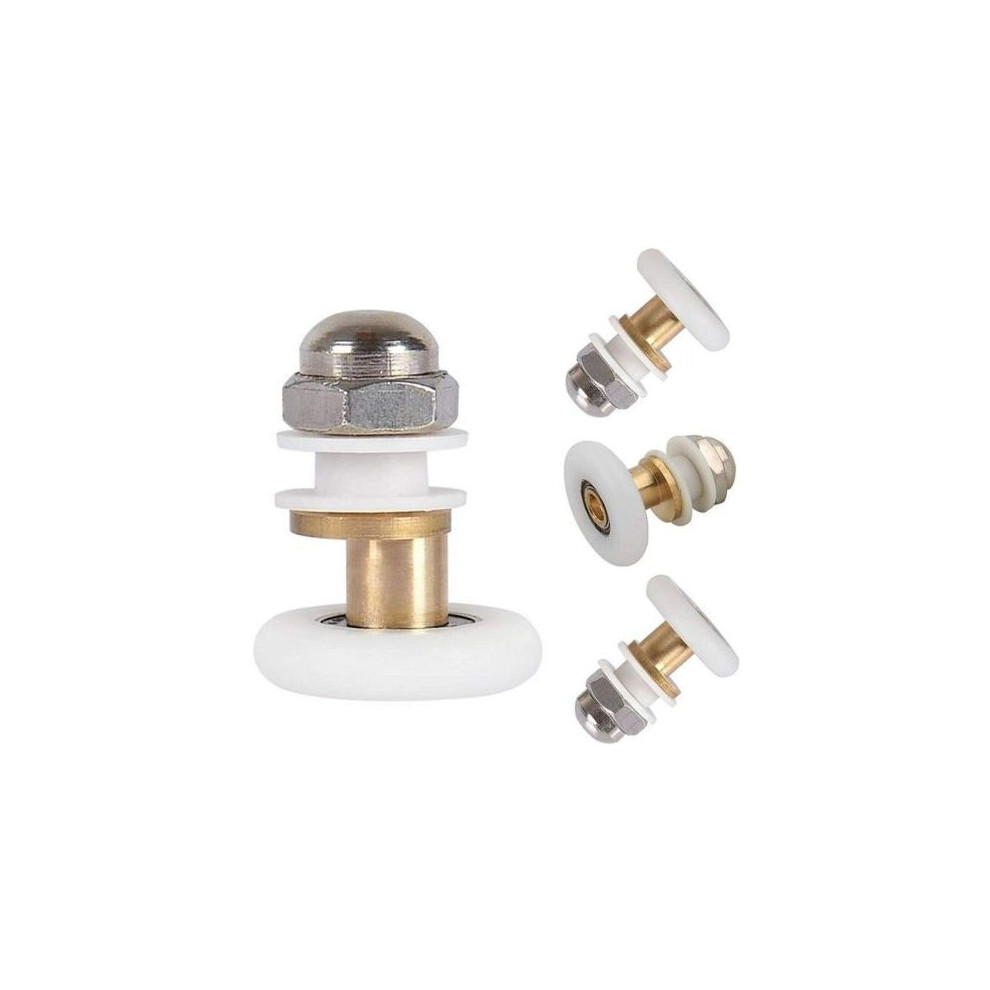 4X Partiality Shower Door Rollers /Runners/Wheels/Pulley Dia 23Mm 9394809965402