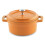 Grunwerg Commichef Cast Aluminium Round Mini Cocotte with Lid Orange 9.5cm 2