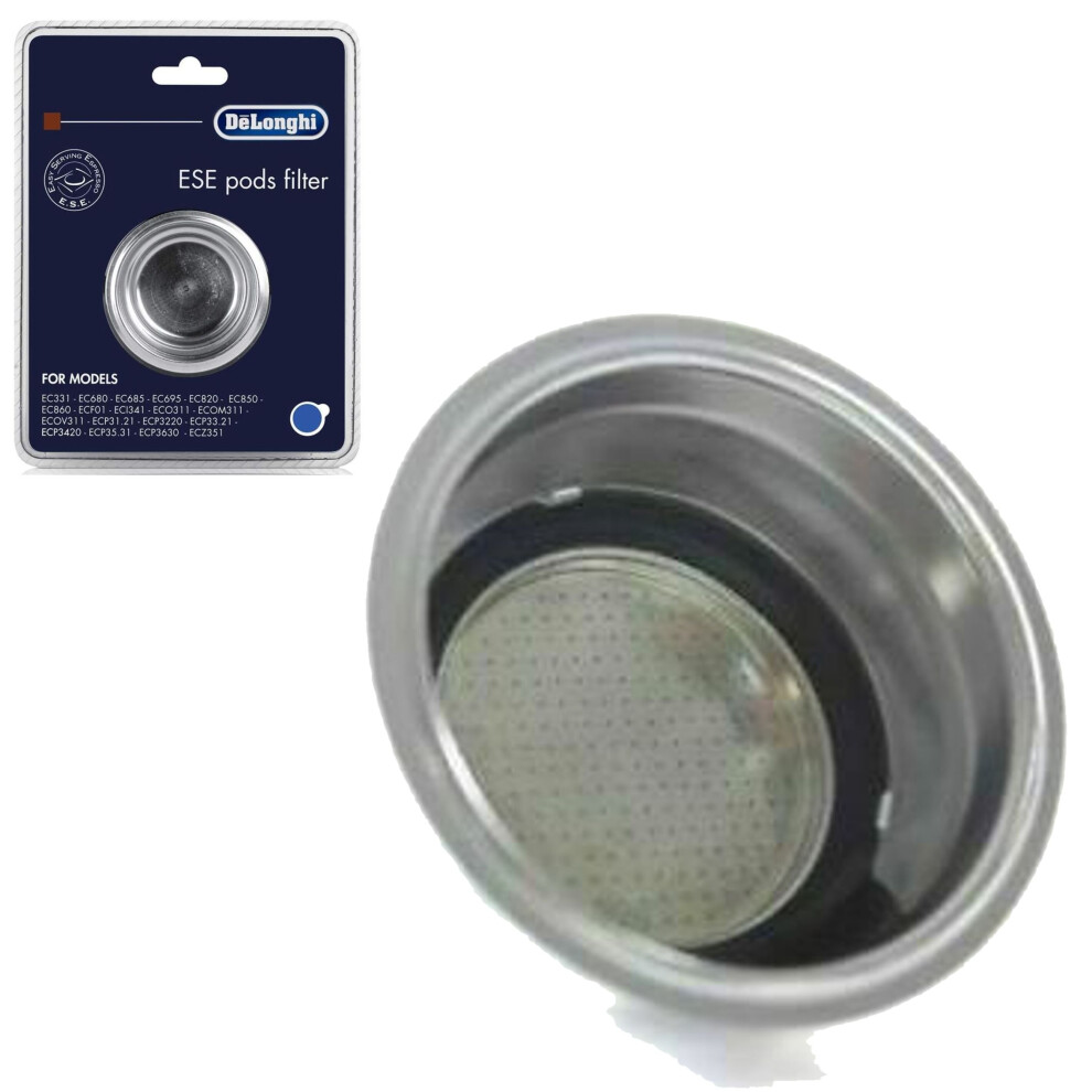 Delonghi Ec331 Ec680 Ec685 Ec850 Coffee Pod Filter For 1 Cup Automatic Machines