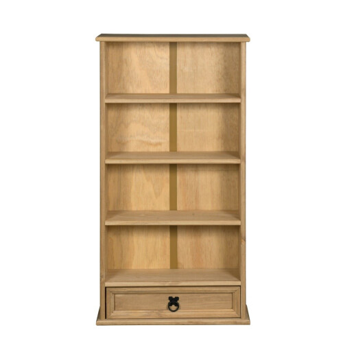 Corona 1 Drawer DVD Bookcase Rack Mexican Solid Pine on OnBuy