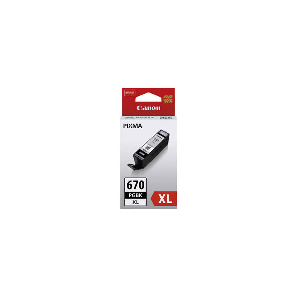 Canon Inkjet Cartridge (Black) (PGI670XL)