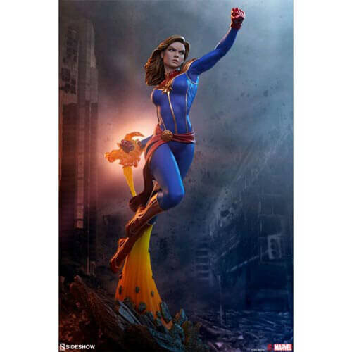 Marvel Captain Marvel Statue 1