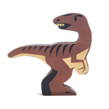 Leikki - Tender Leaf Toys - Velociraptori - Puu - 8 cm