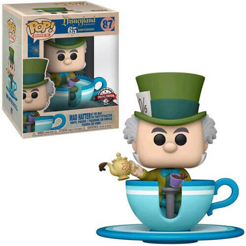 Disney Disneyland 65th Mad Hatter Teacup US Pop! Ride 1