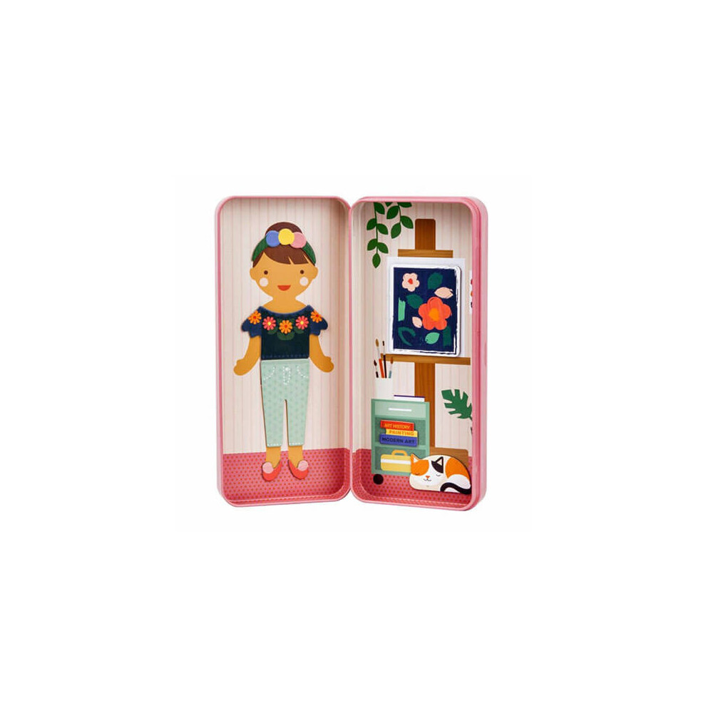 Petit Collage Girls Shine Bright Magnetic Dress Up (At The Studio)