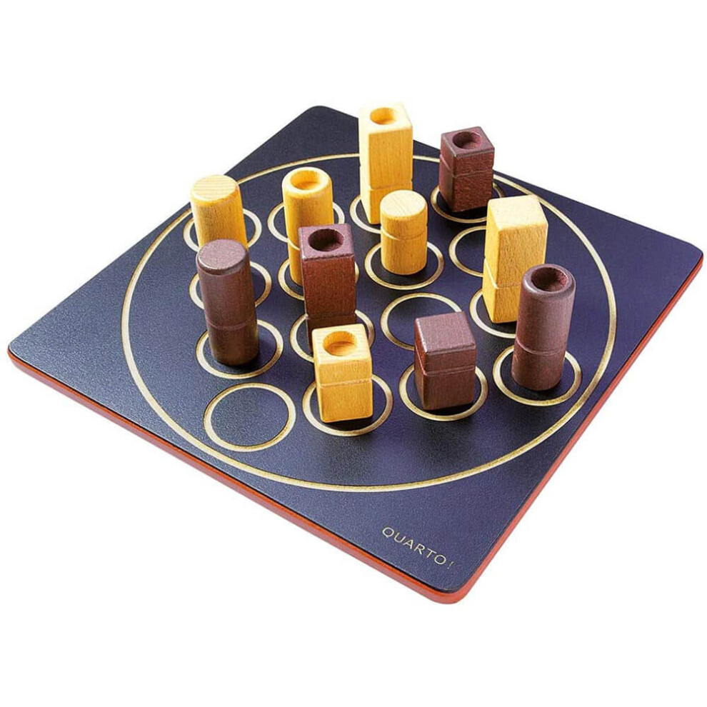Gigamic Quarto Strategy Game Dark/Light