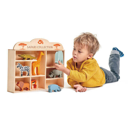 Tender Leaf Toys Animals Display Shelf Set 1pc (Safari) 1
