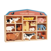 Conjunto de Prateleira de Animais Tender Leaf Toys 1pc - Fazenda