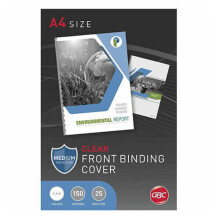 GBC Ibico Binding Covers A4 Clear (150 micron 25pk)