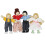 Toy Van - Perheeni 4 nukkea - JH PRODUCTS 1