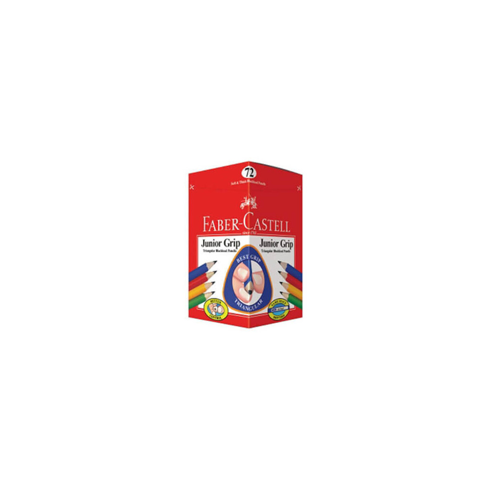 Faber-Castell Triang Grip Lead Pencil (72Pk) (Hb)