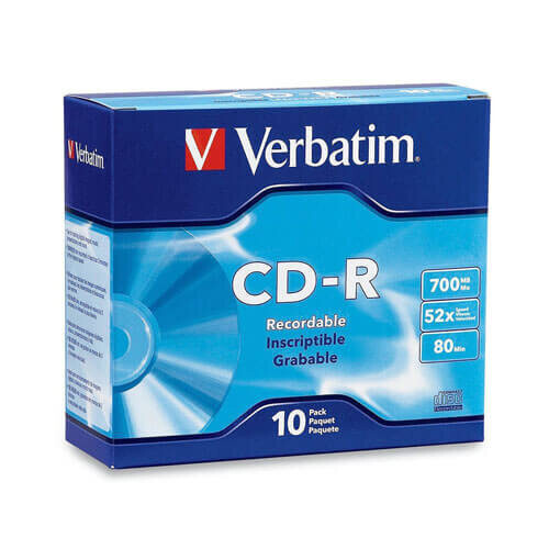 Verbatim Verbatim CD-R 80 min 52x 700mb (In Case)