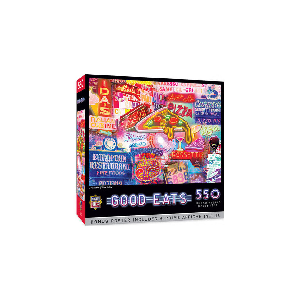 Photos - Jigsaw Puzzle / Mosaic Masterpieces Good Eats 550pc Puzzle  (Viva Italia)