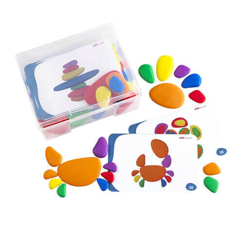 EDX Rainbow Pebbles Activity Set (in a Plastic)