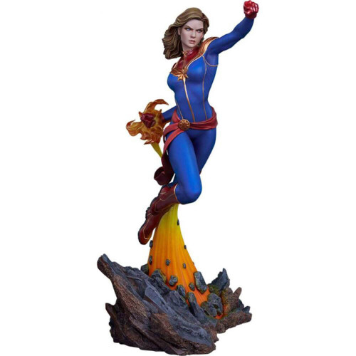Marvel Captain Marvel Statue