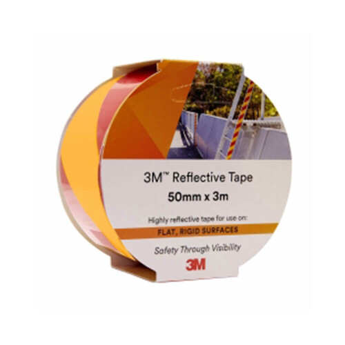 3M 3M Reflective Tape 50mmx3m (Yellow/Red)