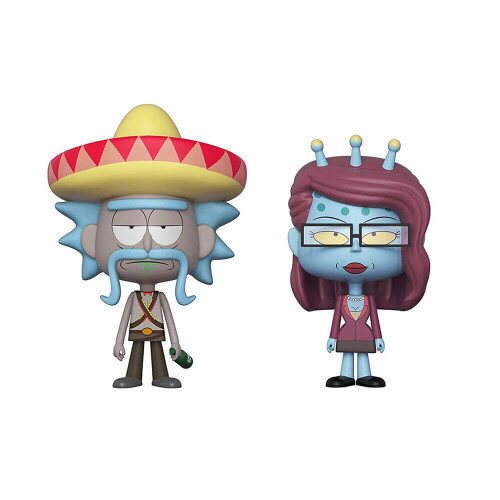 Rick And Morty Rick and Morty Rick with Sombrero & Unity Vynl.