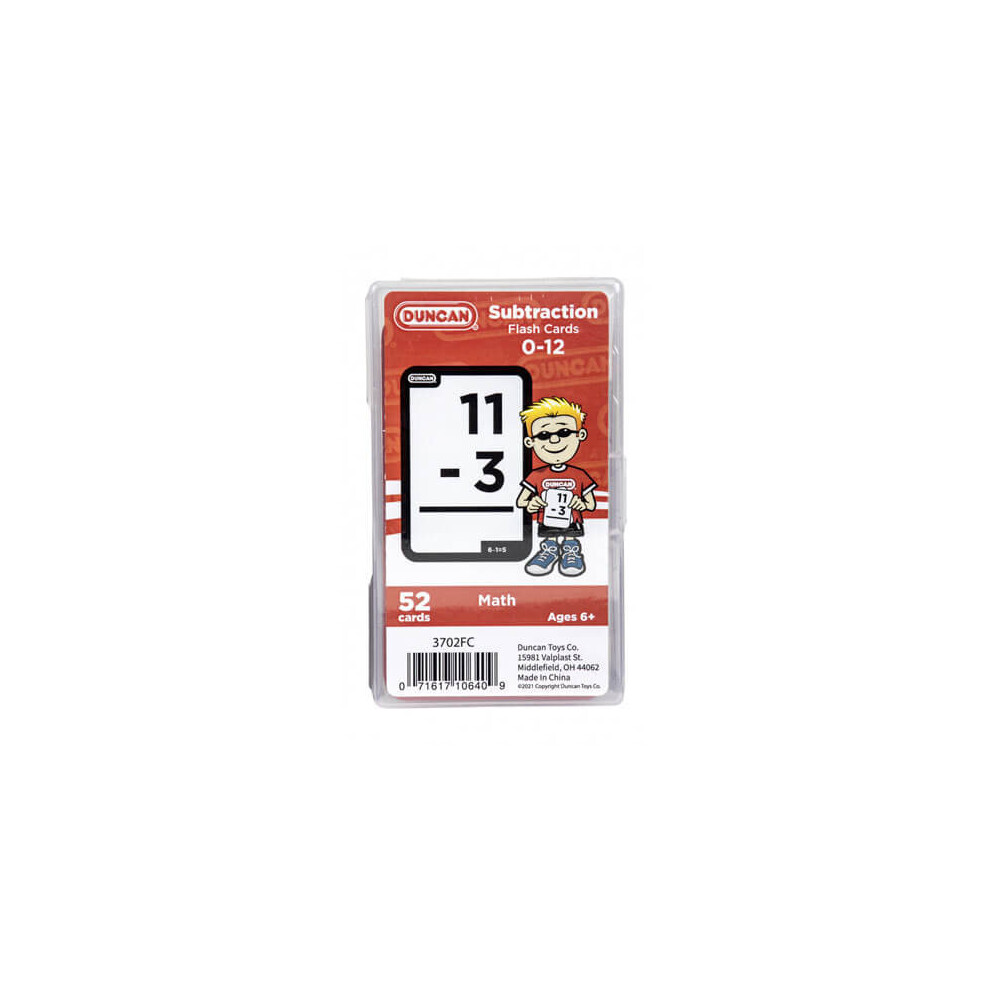 Duncan Flash Cards (Subtraction)