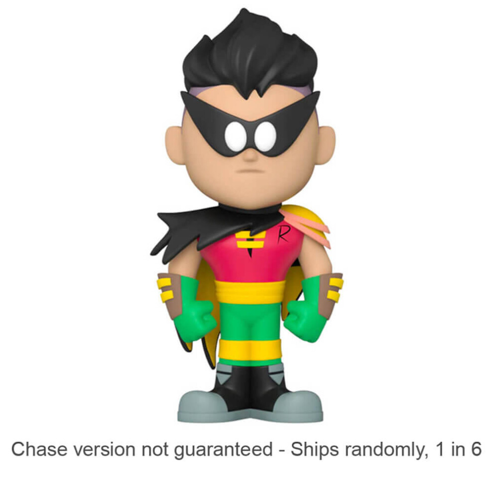 Photos - Action Figures / Transformers Funko Teen Titans Go! Robin Vinyl Soda Chase Ships 1 in 6