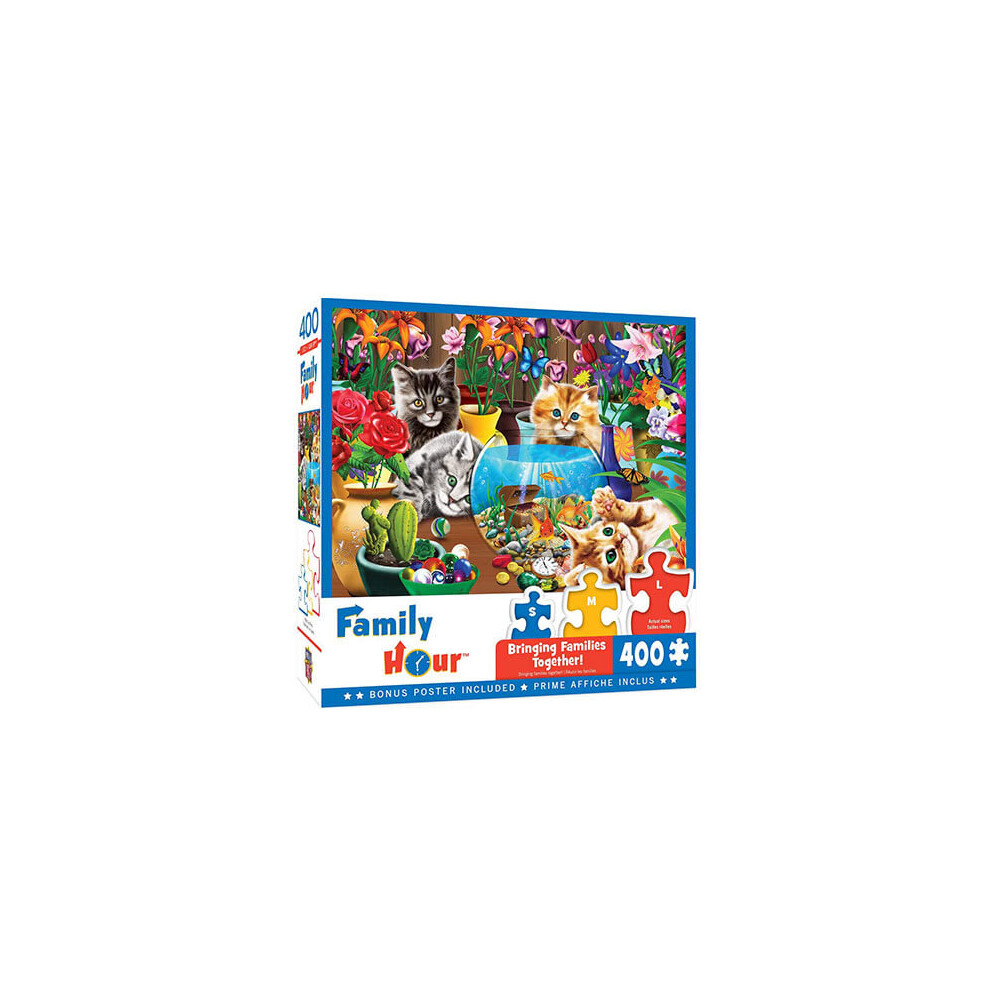 Photos - Jigsaw Puzzle / Mosaic Masterpieces Puzzle FH EZ Grip (400) (Marv Kittens)