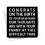 Filthy Sentiments Congrats On The Birth Card 1