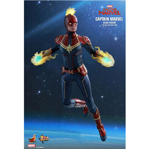 Marvel Figur Hot Toys MMS522 - Marvel Comics - Captain Marvel - Captain Marvel Deluxe Version 1
