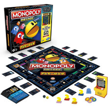 Juego de Mesa Monopoly Arcade Pac-Man para Niños a Partir de 8 Años; Incluye Unidad de Banca y Arcade
