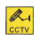 CCTV Security Sign (120x120mm) 1