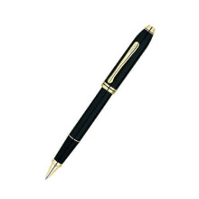 Cross Townsend 23CT Gold Plated Black Lacquer Pen (Rollerball)