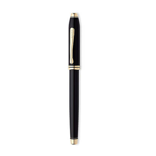Cross Cross Townsend 23CT Gold Plated Black Lacquer Pen (Rollerball) 1