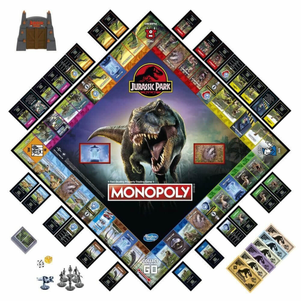 Monopoly Jurassic Park Board Game