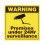 Surveillance Warning Sign Yellow (300 x 300mm) 1