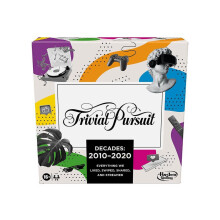 Hasbro Gaming Trivial Pursuit Decades 2010 bis 2020, Brettspiel für Erwachsene und Jugendliche, Popkultur-Quizspiel für 2 bis 6 Spieler ab 16 Jahren