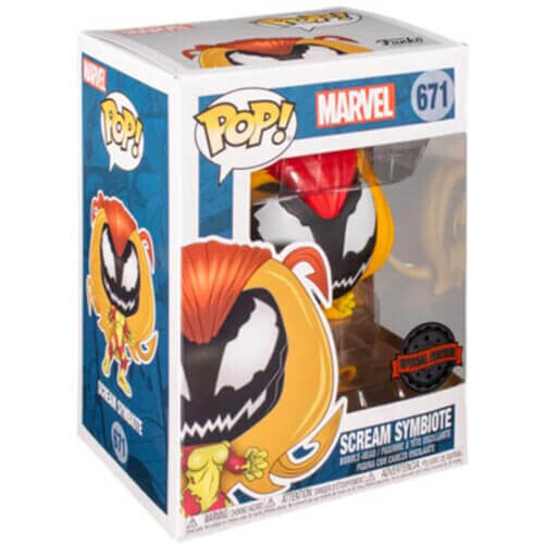 Spiderman Spider-Man Scream Symbiote US Exclusive Pop! Vinyl 2