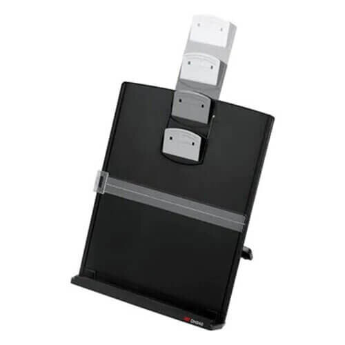 3M Portadocumenti da tavolo 3M - 12,1 altezza x 9,7 larghezza x 2 profondit    - Nero argento 1