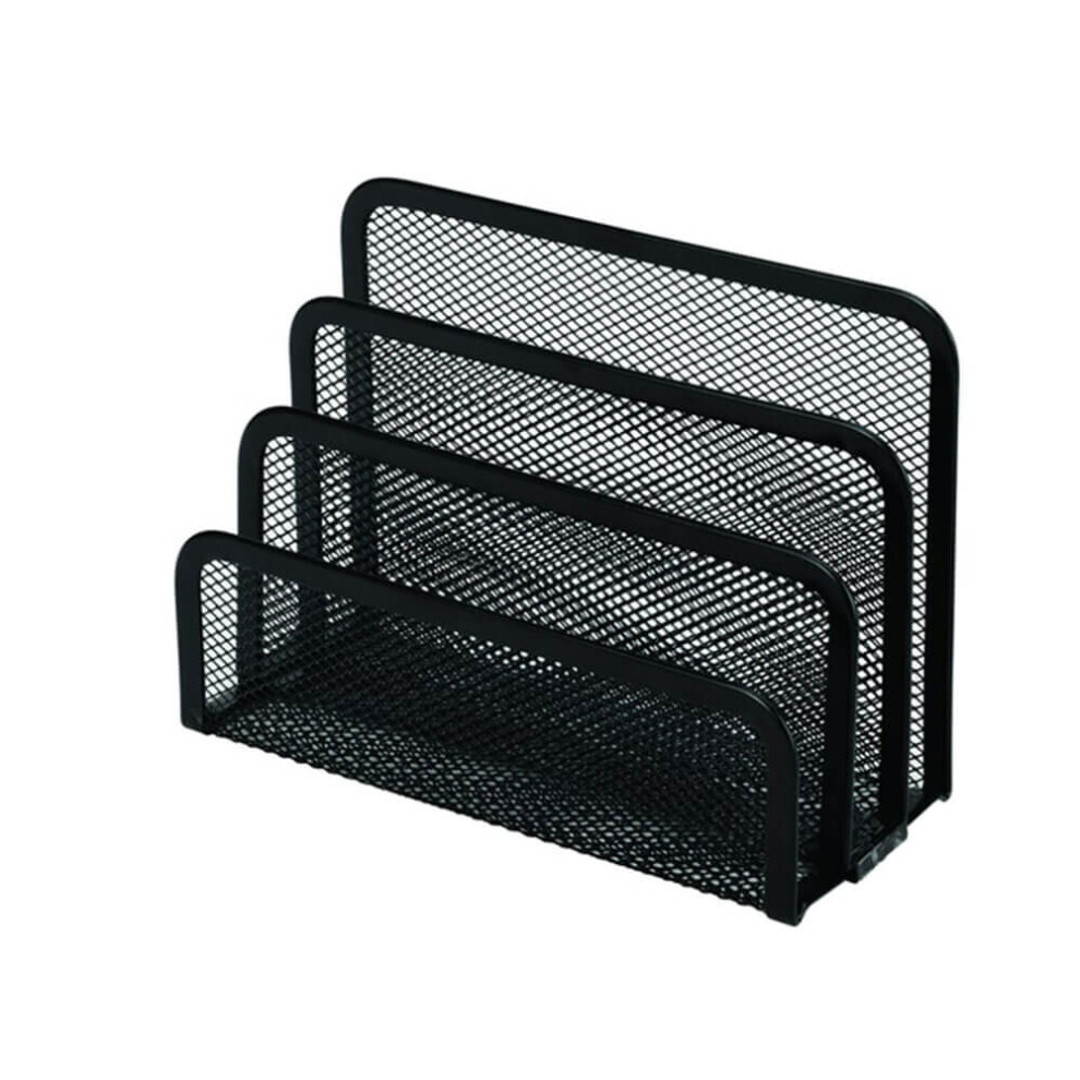 Photos - Other Furniture Esselte Metal Mesh Vertical Sorter (Black)