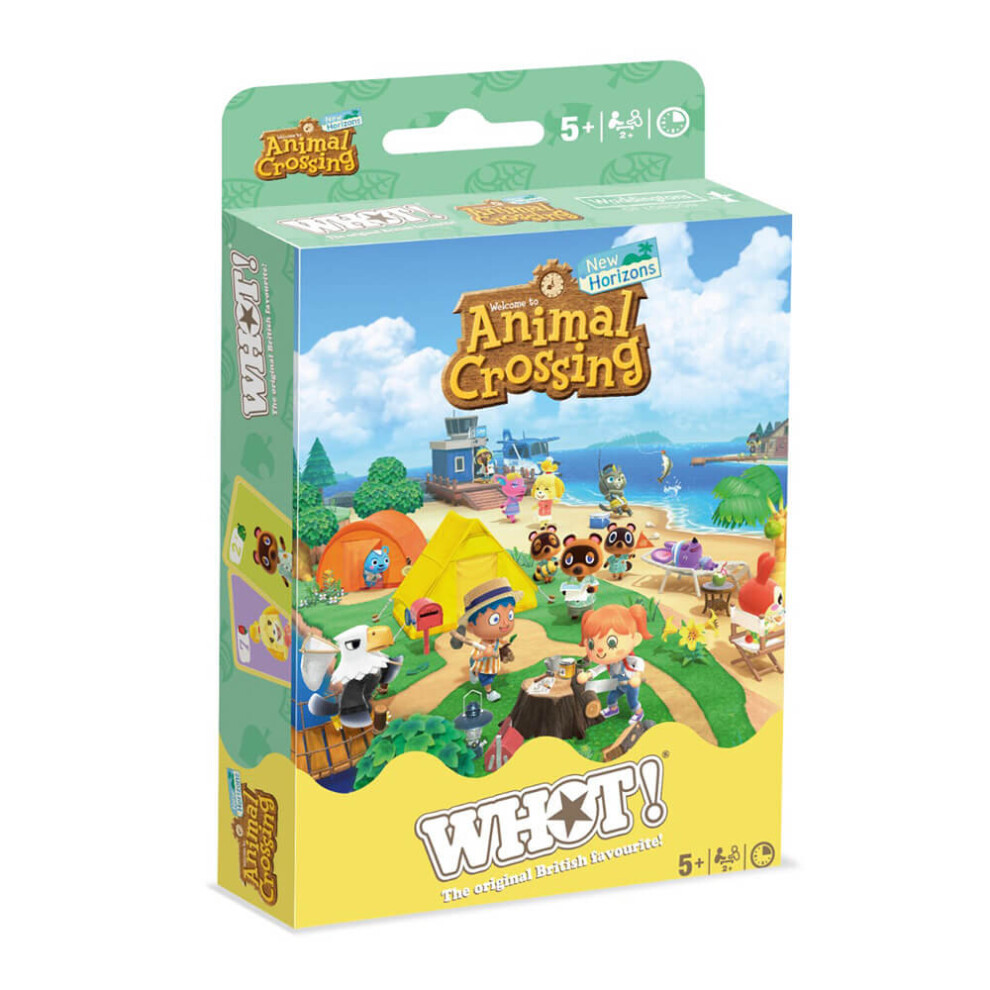 Winning Moves Whot! Animal Crossing Card Game