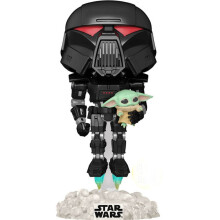 Pop Vinyl Star Wars Dark Trooper mit Grogu 488