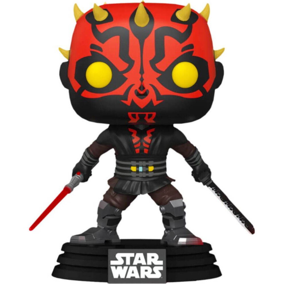 Funko Clone Wars Darth Maul With Two Lightsabers Us Pop! Vinyl