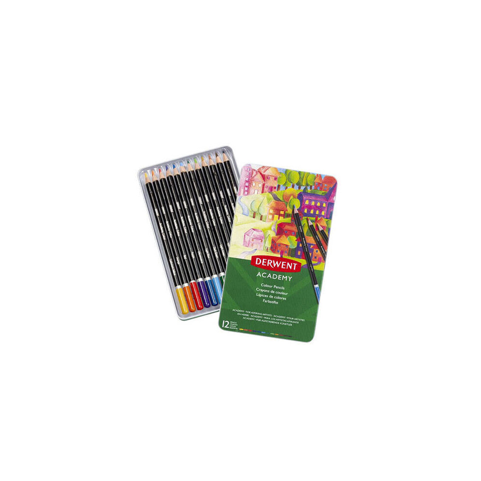 Derwent Academy Coloured Pencil (12Pcs)