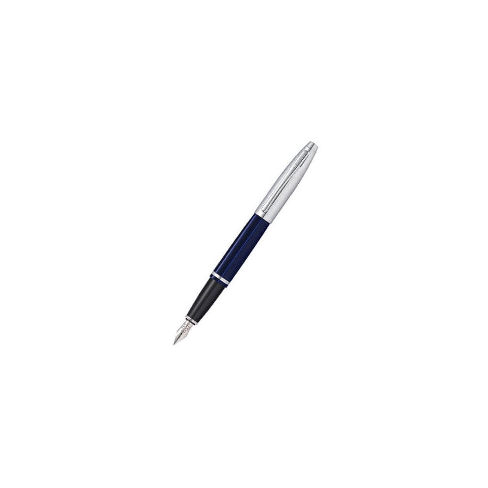 Cross Calais Medium Fountain Pen ( Lacquer) Blue