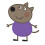 Peppa Pig Peppa Pig Danny Dog Cardboard Cutout 1