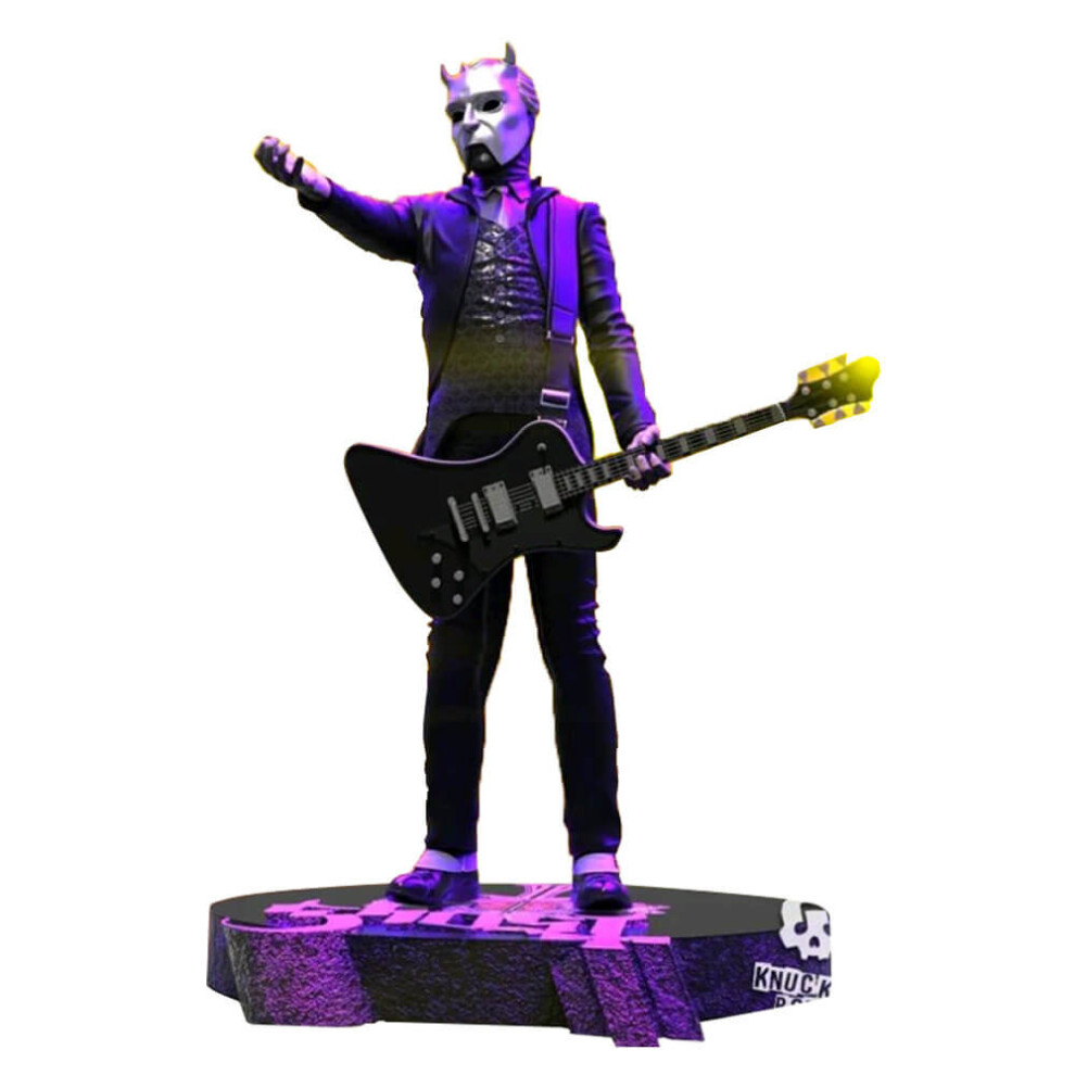 Ghost Nameless Ghoul Black Guitar Rock Iconz Statue