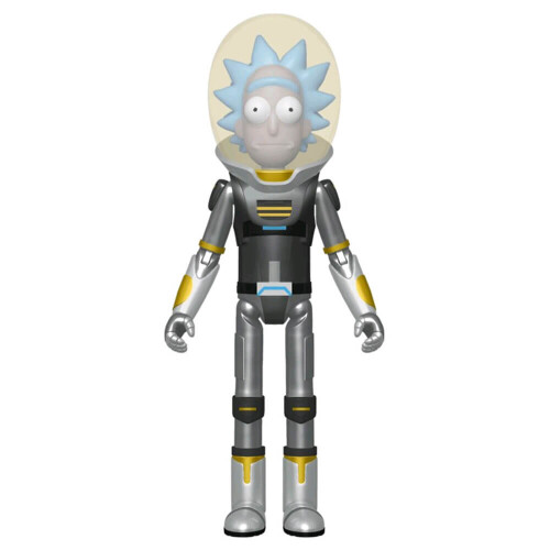 Rick And Morty Rick Morty Space Suit Rick Metallic US Excl Action Figure