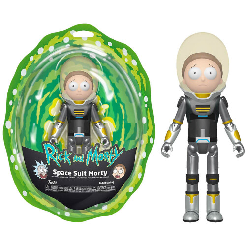 Rick And Morty Rick and Morty Space Suit Morty Metallic Action Figure
