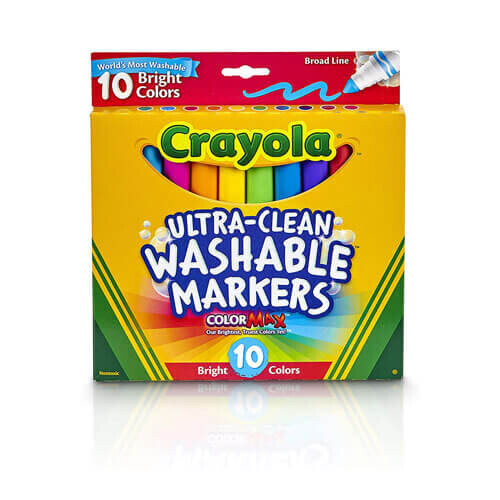 Crayola Crayola Washable Broadline Marker 10pk (Bright)