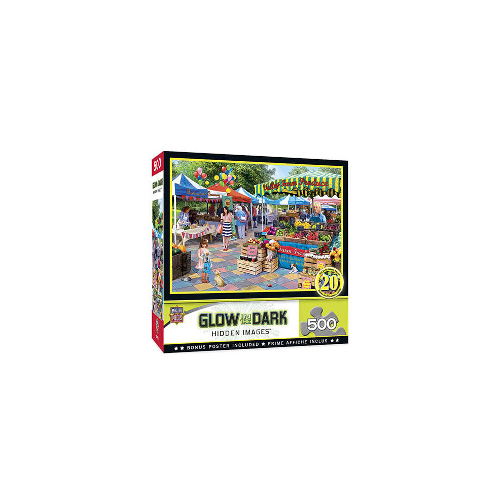 Photos - Jigsaw Puzzle / Mosaic Masterpieces MP Hidden Image Glow Puzzle (500pcs) (Corner Market)