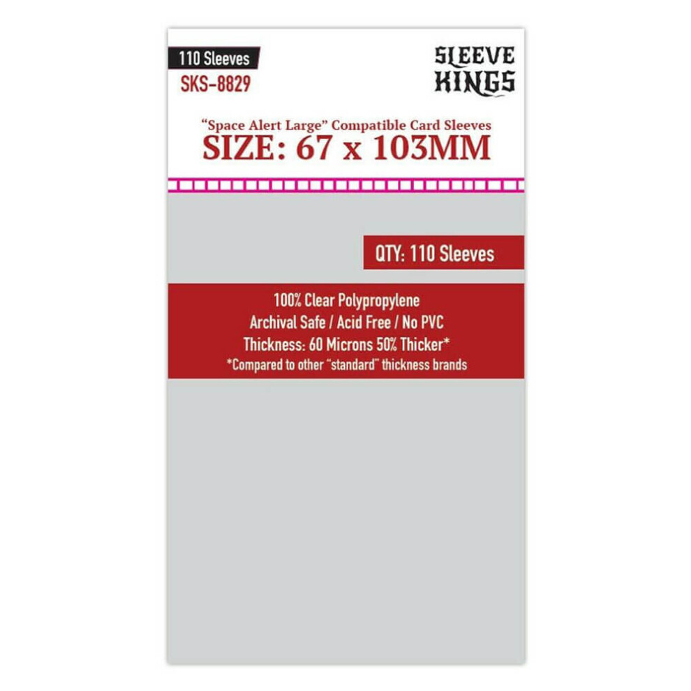 Photos - Board Game Kings SK  Sleeves Space Alert Large  (110 /Pack)