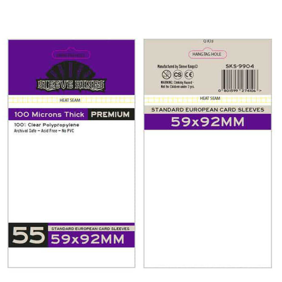 Photos - Board Game Kings Sleeve Standard European Sleeves (59x92mm)