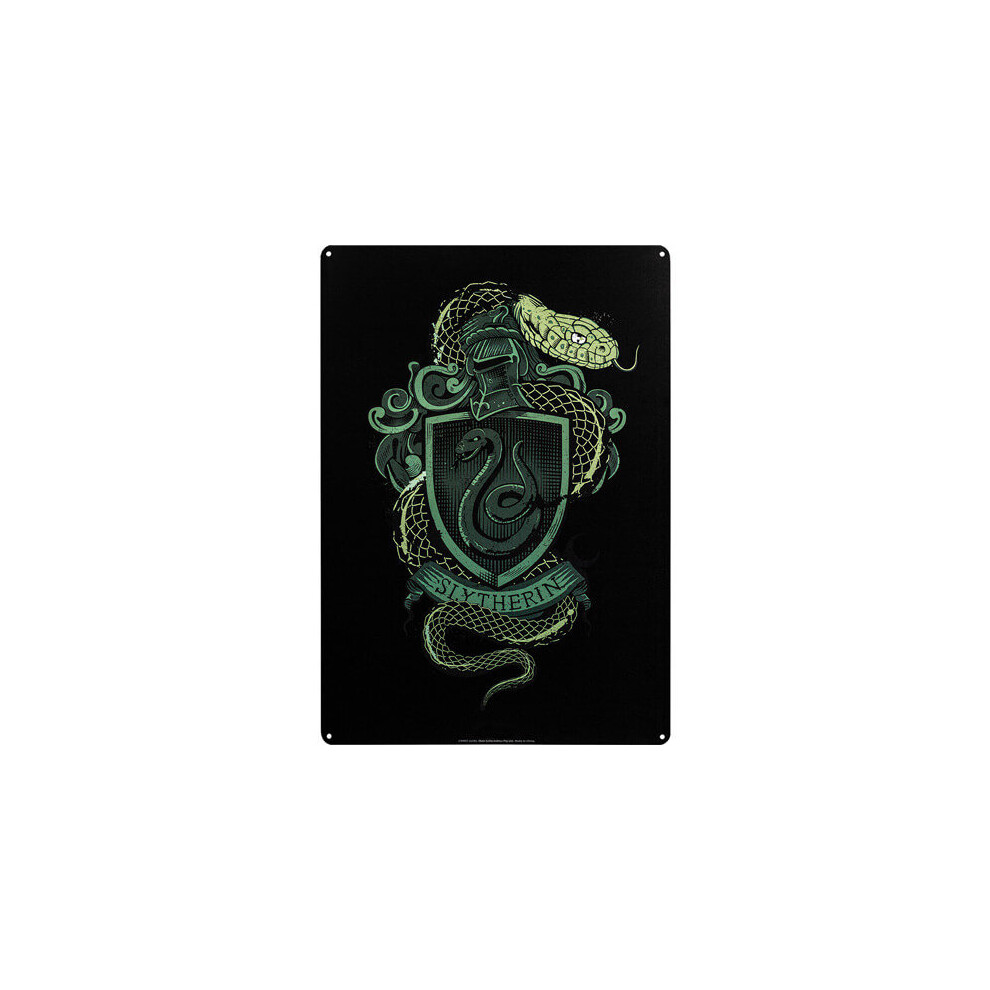 Harry Potter A3 Tin Sign (Slytherin)